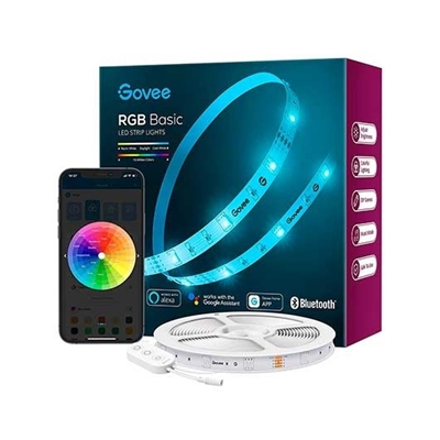 Govee H615A3A1 TIRA LED GOVEE RGB SMART WIFI+BT H615A 5M MODO MUSICA CONTROL POR VOZ