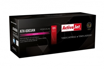 Activejet ATH-6003AN ActiveJet ATH-6003AN. ProducciÃ³n de papel: 2000 pÃ¡ginas, TecnologÃ­a de impresiÃ³n: Laser, Marca compatible: HP. Tipo de embalaje: Caja