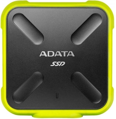Adata ASD700-256GU31-CYL ADATA SD700. SDD, capacidad: 256 GB. Conector USB: Micro-USB B, Versión USB: 3.2 Gen 1 (3.1 Gen 1). Velocidad de lectura: 440 MB/s, Velocidad de escritura: 430 MB/s. Color del producto: Negro, Amarillo