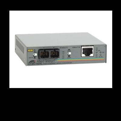 Allied-Telesis 990-000445-60 100Tx (Rj-45) To 100Fx (Sc) Fast Ethernet Media Converter - Tipología Genérica: Media Converter; Tipología Específica: 100Base-Tx+Fx; Funcionalidad: Convertir El Puerto Rj45 Al Puerto De Fibra