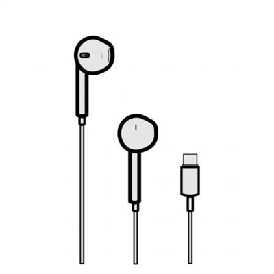 Apple MTJY3ZM/A Earpods (Usb-C) - Tipología: Auriculares Con Cable; Micrófono Incorporado: No; Control Remoto: No; Noise Canceling: No; Conectores: Lightning; Fuente De Alimentación: Cable Electrico; Color Primario: Blanco