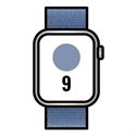 Apple MR9F3QL/A - Apple Watch Series 9 Gps 45Mm Silver Aluminium Case With Winter Blue Sport Loop - Tamaño P
