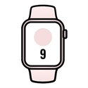 Apple MR9G3QL/A - Apple Watch Series 9 Gps 45Mm Pink Aluminium Case With Light Pink Sport Band - S/M - Tamañ