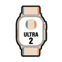 Apple MRF13TY/A - Apple Watch Ultra 2 Gps + Cellular 49Mm Titanium Case With Orange/Beige Trail Loop - S/M -