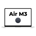 Apple MRYV3Y/A - Apple MacBook Air 15'' M3,8CPU,10GPU, 8GB, 512GB SSD - Midnight