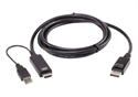 Aten 2L-7D02HDP - El cable HDMI a DisplayPort True 4K de 1,8 m 2L-7D02HDP de ATEN está diseñado para conecta