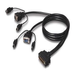 Belkin F1D9400-10 Cable Kvm Omniview Enter Ps/2 3M Be - Tipología: Kvm; Tipología Conector A: Ps/2; Formato Conector A: Macho; Tipología Conector B: Serial (Db50); Formato Conector B: Macho; Nº De Unidades Por Paquete: 1; Longitud: 3 Mt