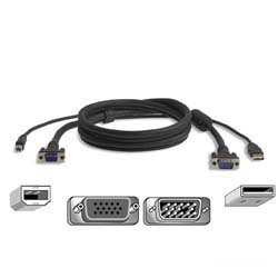 Belkin F3X1962-06 Cable Kvm Serie Pro2 Omniview Usb - 1 8M - Tipología: Kvm; Tipología Conector A: Usb 2.0 Tipo A; Formato Conector A: Macho; Tipología Conector B: Vga; Formato Conector B: Macho; Nº De Unidades Por Paquete: 1; Longitud: 1,80 Mt