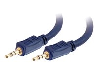 C2g 80297 C2G Velocity - Cable de audio - mini-phone stereo 3.5 mm macho a mini-phone stereo 3.5 mm macho - 3 m - blindado