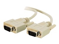 C2g 81162 C2G Economy - Cable VGA - HD-15 (VGA) (M) a HD-15 (VGA) (M) - 3 m - moldeado, tornillos de mariposa