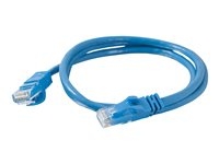 C2g 83395 C2G Cat6 Booted Unshielded (UTP) Network Patch Cable - Cable de interconexión - RJ-45 (M) a RJ-45 (M) - 30 m - UTP - CAT 6 - moldeado, sin enganches, trenzado - azul