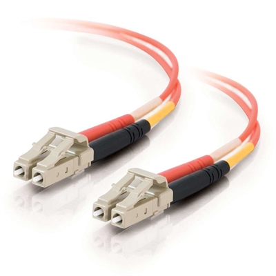C2g 85335 C2G Low-Smoke Zero-Halogen - Cable de interconexión - LC de modos múltiples (M) a LC de modos múltiples (M) - 1 m - fibra óptica - 50/125 micras - naranja