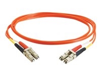 C2g 85336 C2G Low-Smoke Zero-Halogen - Cable de interconexión - LC de modos múltiples (M) a LC de modos múltiples (M) - 2 m - fibra óptica - 50/125 micras - naranja
