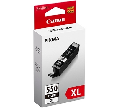 Canon 6431B004 Canon PGI-550XL PGBK w/sec. Tipo: Original, Tipo de tinta: Tinta a base de pigmentos, Compatibilidad: Canon PIXMA MG5450. Tipo de embalaje: Ampolla. Pie de página con producción de páginas: ISO/IEC 24734