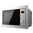 Cecotec 01391 - Microondas encastrable digital de 25 litros de capacidad con grill y 900 W de potencia.- M