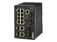 Cisco IE-2000-8TC-G-E Cisco Industrial Ethernet 2000 Series - Conmutador - Gestionado - 8 x 10/100 + 2 x Gigabit SFP combinado - montaje en riel DIN