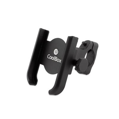 Coolbox COO-PZ06 Soporte Smartphone Bici/Patin/Moto - Tipología Específica: Soporte De Auto + Cubierta; Material: Plástico; Color Primario: Negro; Color Secundario: Negro; Dedicado: No; Peso: 140 Gr