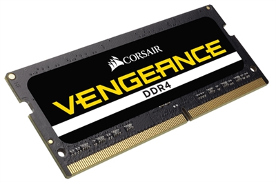 Corsair CMSX16GX4M1A2400C16 Corsair Vengeance 16GB DDR4 SODIMM 2400MHz. Componente para: Portátil, Memoria interna: 16 GB, Diseño de memoria (módulos x tamaño): 1 x 16 GB, Tipo de memoria interna: DDR4, Velocidad de memoria del reloj: 2400 MHz, Forma de factor de memoria: 260-pin SO-DIMM, Latencia CAS: 16, Color del producto: Negro