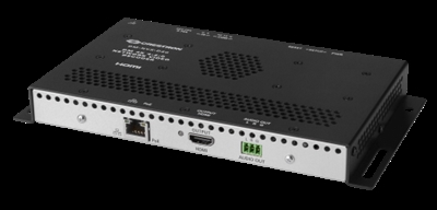 Crestron 6511649 Decodificador AV de red DM NVX® 4K60 4:2:0Un decodificador AV sobre IP fiable y de alto rendimiento que recibe vídeo 4K60 4:2:0 y 4K30 4:4:4 a través de Gigabit Ethernet estándar sin latencia perceptible ni pérdida de calidad. Admite HDCP 2.3 y proporciona una solución de enrutamiento de señales 4K segura para aplicaciones de distribución de contenidos en empresas y campus.