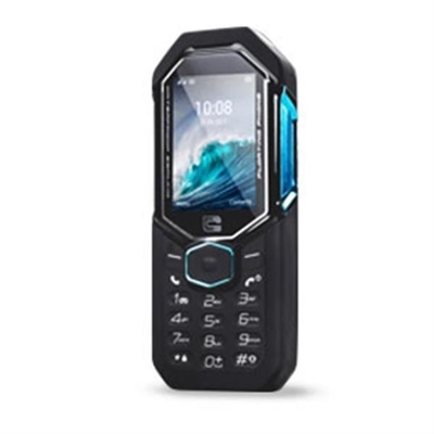 Crosscall SHX3.BB.NN000 Crosscall Shark X3 - 3G teléfono básico - SIM doble - RAM 64 MB / Memoria interna 128 MB - microSD slot - pantalla LCD - 320 x 240 píxeles - rear camera 5 MP - negro, azul