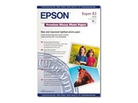 Epson C13S041316 A3+ = 329 Mm X 483 Mm. Epson Papel Premium Glossy Photo 20 Hojas De A3+ - 250G/M2