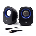 Ewent EW3501 - The EW3501 Stereo Speakers 2.0 lets you enjoy your favourite music, games and videos playe
