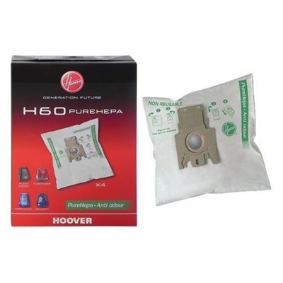 Hoover 35600392 Bolsa Aspirador H60 Telios Plus - Tipologia Generica: Accesorios Para Aspiradoras; Tipología: Bolsas Para Aspiradoras; Material: Microfibra; Color Primario: Blanco
