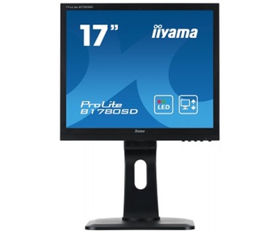 Iiyama B1780SD-B1 iiyama ProLite B1780SD-1 - Monitor LED - 17 - 1280 x 1024 @ 75 Hz - TN - 250 cd/m² - 1000:1 - 5 ms - DVI-D, VGA - altavoces - negro