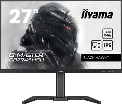 Iiyama GB2745HSU-B1 iiyama G-MASTER Black Hawk GB2745HSU-B1 - Monitor LED - 27 - 1920 x 1080 Full HD (1080p) @ 100 Hz - IPS - 250 cd/m² - 1000:1 - 1 ms - HDMI, DisplayPort - altavoces - negro mate