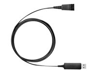 Jabra 230-09 Jabra LINK 230 - Adaptador para auriculares - USB macho a Desconexión rápida