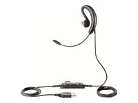 Jabra 2507-823-109 Jabra UC Voice 250 MS - Auricular - auriculares de oído - montaje encima de la oreja - cableado - USB - negro - Certificado para Skype Empresarial