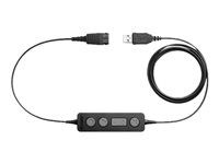 Jabra 260-09 Jabra LINK 260 - Adaptador para auriculares - USB macho a Desconexión rápida - para BIZ 2300 Duo, 2300 MS QD Mono, 2300 QD Mono, 2400 Duo, 2400 Mono Headband