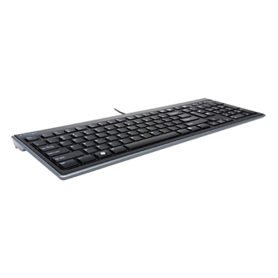 Kensington K72357ES Slim Type Keyboard - Interfaz: Usb; Disposición Del Teclado: Versión Española; Color Principal: Negro; Retroiluminación: No