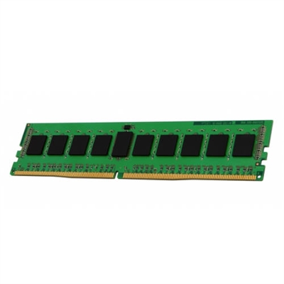 Kingston KVR32N22D8/16 CARACTERÍSTICASMemoria interna: 16 GBTipo de memoria interna: DDR4Velocidad de memoria del reloj: 3200 MHzComponente para: PC/servidorForma de factor de memoria: 288-pin DIMMDiseño de memoria (módulos x tamaño): 1 x 16 GBTipo de memoria con búfer: Unregistered (unbuffered)ECC: NoLatencia CAS: 22Clasificación de memoria: 2Voltaje de memoria: 1.2 VConfiguración de módulos: 2048M x 64Tiempo de ciclo de fila: 45,75 nsTiempo de actualización de ciclo de fila: 350 nsTiempo activo en fila: 32 nsProgramador de potencia de voltaje (VPP): 2,5 VLibre de halógenos: SiPlaca de plomo: OroEstándar JEDEC: SiAcorde RoHS: SiCONDICIONES AMBIENTALESIntervalo de temperatura operativa: 0 - 85 °CIntervalo de temperatura de almacenaje: -55 - 100 °CPESO Y DIMENSIONESAncho: 133,3 mmAltura: 31,2 mm