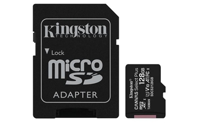 Kingston SDCS2/128GB 128Gb Msd Csplus 100R A1 C10 + Adp - Tipología: Secure Digital Xc; Capacidad: 128 Gb; Velocidad De Lectura Max: 100 Mb/S; Velocidad De Escritura Max: 85 Mb/S; Clase: 10