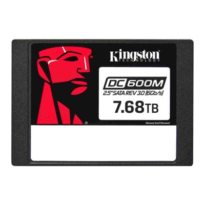 Kingston SEDC600M/7680G Kingston DC600M - SSD - Mixed Use - 7.68 TB - interno - 2.5 - SATA 6Gb/s