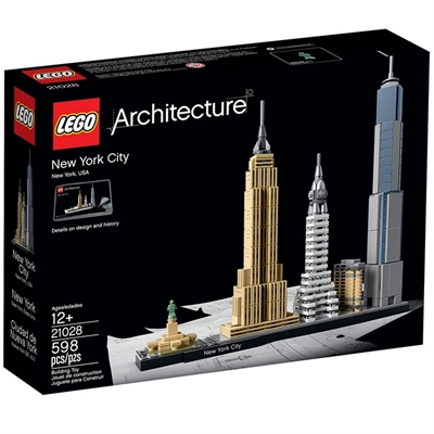 Lego 21028 Ciudad De Nueva York - Edad: 12+ Anni; Cantidad: 1; Necesita Batería: No; Contiene Baterias: No; Numero De Piezas: 598