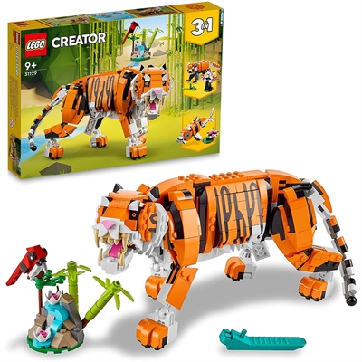 Lego 31129 Tigre Majestuoso - Edad: 9 + Anni; Cantidad: 1; Necesita Batería: No; Contiene Baterias: No; Numero De Piezas: 755