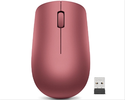 Lenovo GY50Z18990 Len Mouse Inalambrico 530 Rojo - Interfaz: Wireless Con Receptor; Color Principal: Rojo; Ergonómico: No