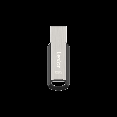 Lexar LJDM400128G-BNBNG Lexar JumpDrive M400. Capacidad: 128 GB, Interfaz del dispositivo: USB tipo A, Versión USB: 3.2 Gen 1 (3.1 Gen 1), Velocidad de lectura: 150 MB/s. Factor de forma: Deslizar. Protección mediante contraseña. Peso: 4,82 g. Color del producto: Plata