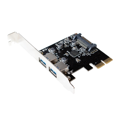 Logilink PC0080 LogiLink PC0080. Interfaz de host: PCIe, Interfaz de salida: USB 3.1. Tasa de transferencia de datos (max): 10 Gbit s. Ancho: 12 cm, Profundidad: 7,3 cm, Altura: 2 cm