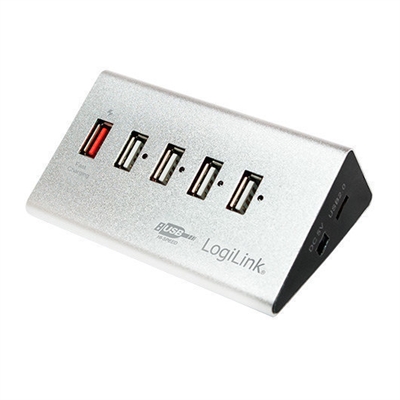 Logilink UA0224 HUB 4 PUERTOS USB 2.0 LOGILINK+1 CARGA RAPIDA 4XUSB 2.0+1 CARGA RÃPIDA
