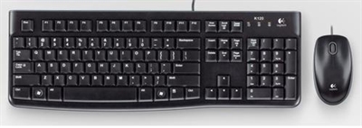 Logitech 920-002547 Logitech Desktop MK120 - Juego de teclado y ratón - USB - portugués