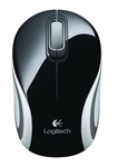 Logitech 910-002731 - Mouse Raton Logitech M187 Optico Wireless Negro 2.4Ghz Mini Ratón De Bolsillo Que Ofrece U
