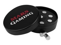 Mars-Gaming MM3 El diseño del MM3 es perfecto para el gaming, con tamaño y peso personalizables, para un ajuste máximo a la mano de cada jugador. Además su iluminación personalizable en 6 colores diferentes hará que el MM3 no pase desapercibido.El ratón MM3 cuenta con un sensor láser Avago de la más alta tecnología que con un ratio de refresco seleccionable de 125-1000Hz consigue la máxima precisión de movimiento. Además, su botón de cambio de alta velocidad On-The-Fly de hasta 16400 DPI es totalmente programable para aumentar más si cabe el control.Si a todo esto añadimos el espectacular software de interfaz de usuario, que permite configurar hasta 5 perfiles de usuario y 10 botones macro, almacenando la información en su memoria intera de 128Kb, el MM3 se convierte en el mejor arma que un gamer pueda tener en su mano.