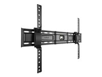 Meliconi 480833 Meliconi SLIMSTYLE 600ST - Kit de montaje (soporte para montaje en pared con inclinación) - para TV con pantalla de cristal líquido - negro - tamaño de pantalla: 50-80 - interfaz de montaje: 600 x 400 mm - se puede instalar en la pared