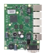 Mikrotik RB450Gx4 Mikrotik RB450Gx4. Estándares de red: IEEE 802.3af, IEEE 802.3at, Tipo de interfaz ethernet: Gigabit Ethernet, Tecnología de cableado: 10/100/1000Base-T(X). Frecuencia del procesador: 716 MHz, Memoria interna: 1024 MB, Tarjetas de memoria compatibles: MicroSD (TransFlash). Color del producto: Verde. Ancho: 90 mm, Profundidad: 115 mm. Tecnología de conectividad: Alámbrico, Voltaje de entrada: 10 - 57 V