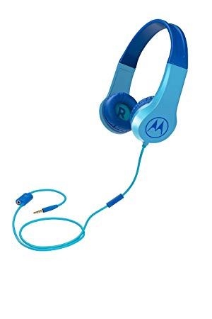 Motorola 253SQUADS200BLUE Squads 200 Casco Infantil Azul - Tipología: Cascos Con Cable; Micrófono Incorporado: No; Control Remoto: No; Noise Canceling: No; Conectores: 1 X Jack 2,5Mm; Fuente De Alimentación: Cable Electrico; Color Primario: Azzurro