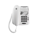 Motorola 107CT1WHITE - El telÃ©fono fijo CT1 de Motorola ofrece todas las caracterÃ­sticas esenciales para llamar