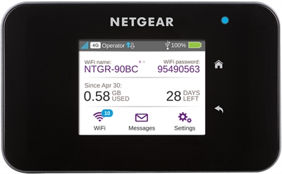 Netgear AC810-100EUS NETGEAR AirCard 810S - Punto activo móvil - 4G LTE - 600 Mbps - 802.11ac